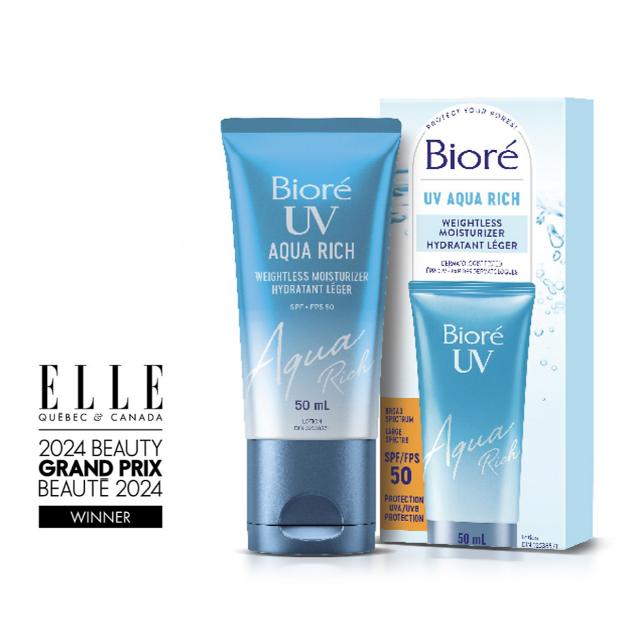 UV Aqua Rich de Bioré avec FPS 50