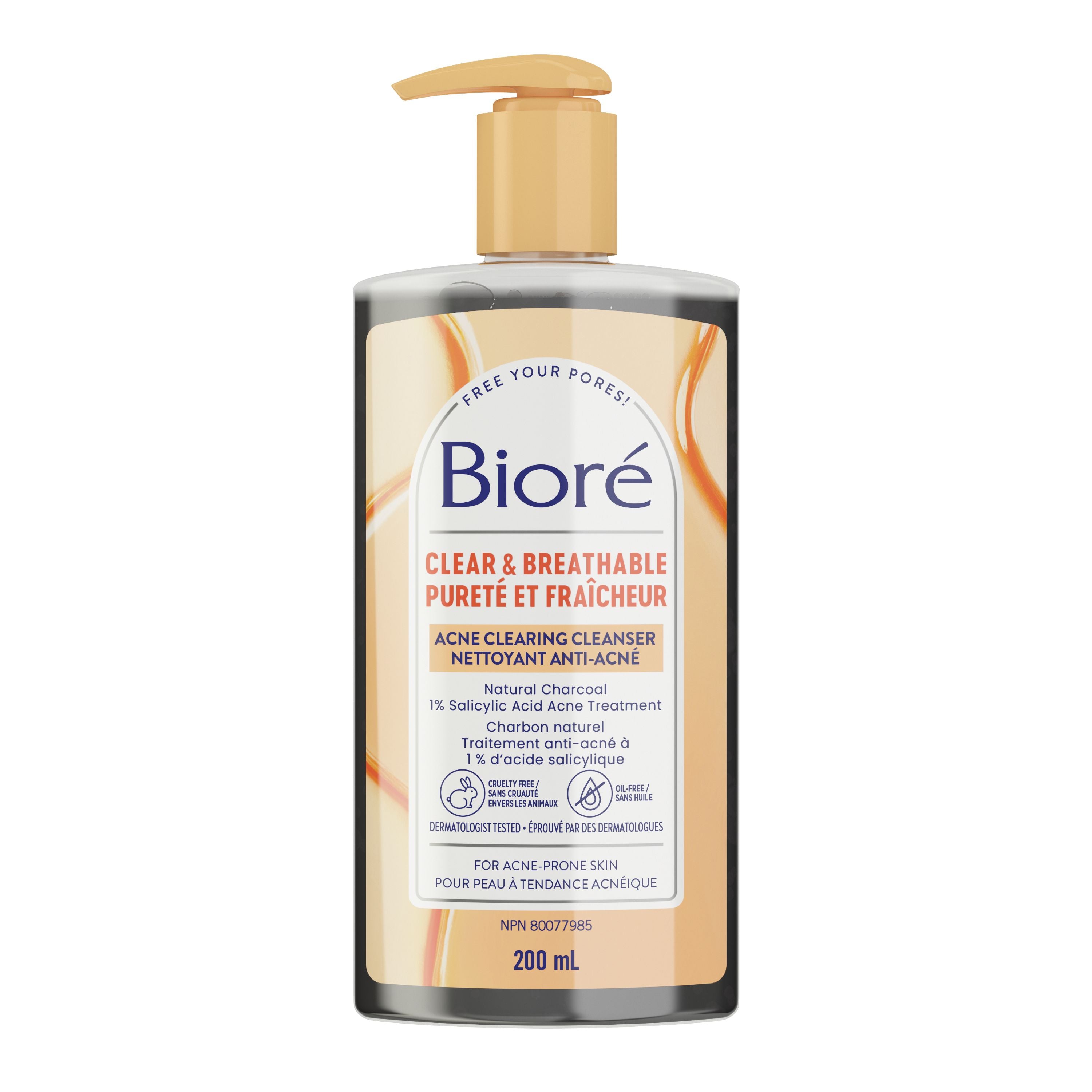 Bioré acne's outta here charcoal acne clearing cleanser sales