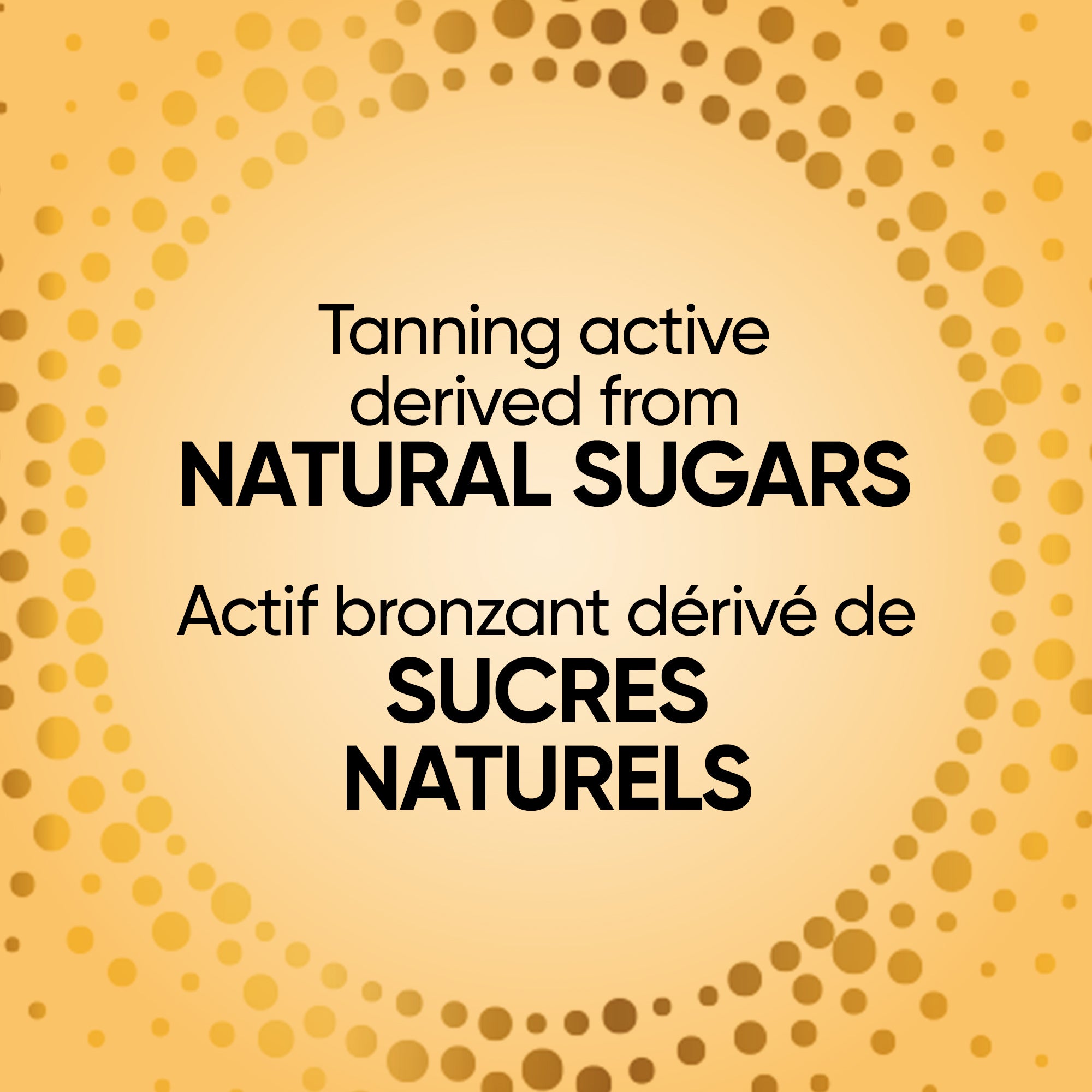 English: Tanning active derived from natural sugars Français: Actif bronzant issu de sucres naturels