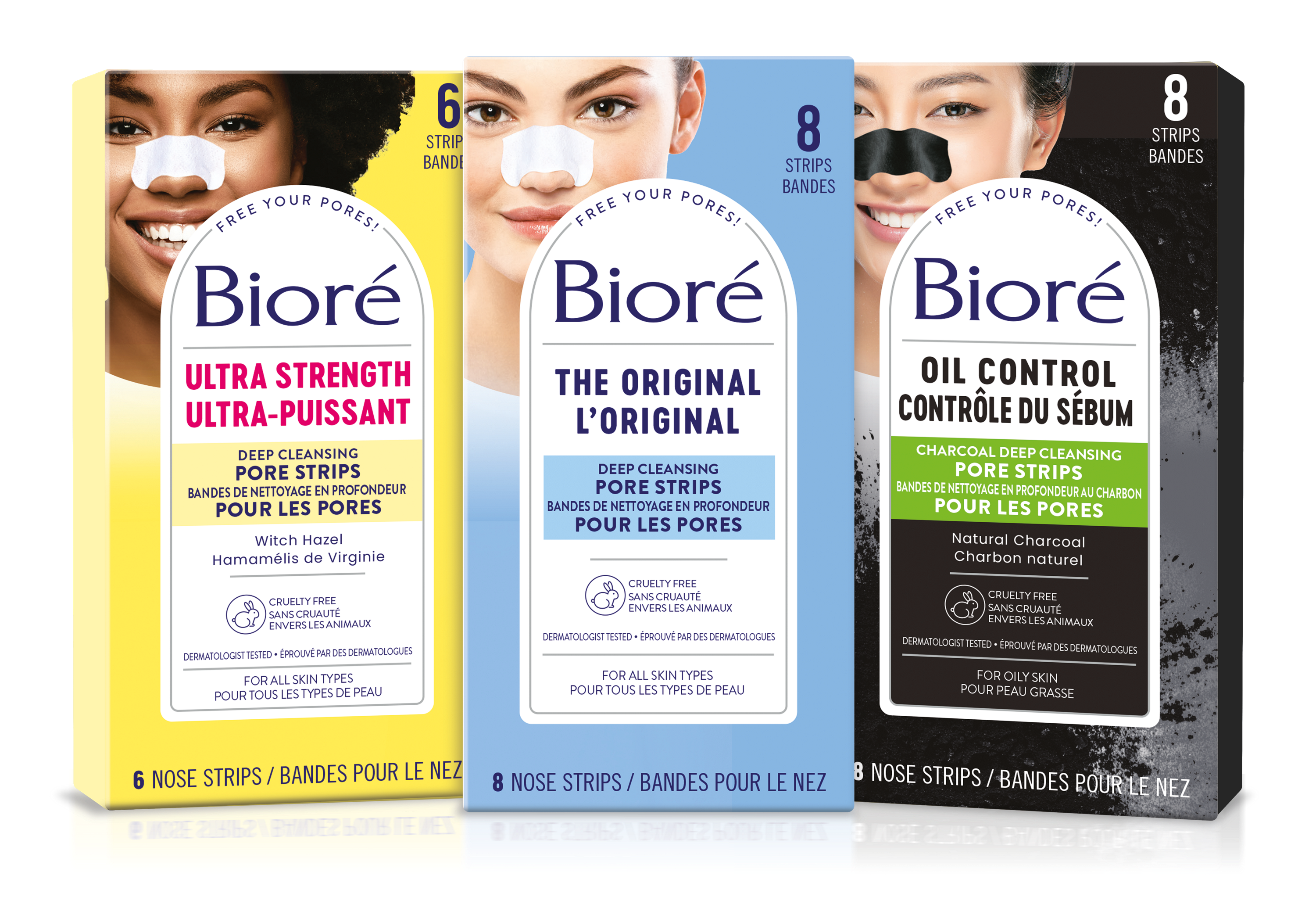 Ensemble d’essai Meilleurs vendeurs – Bandes pour les pores