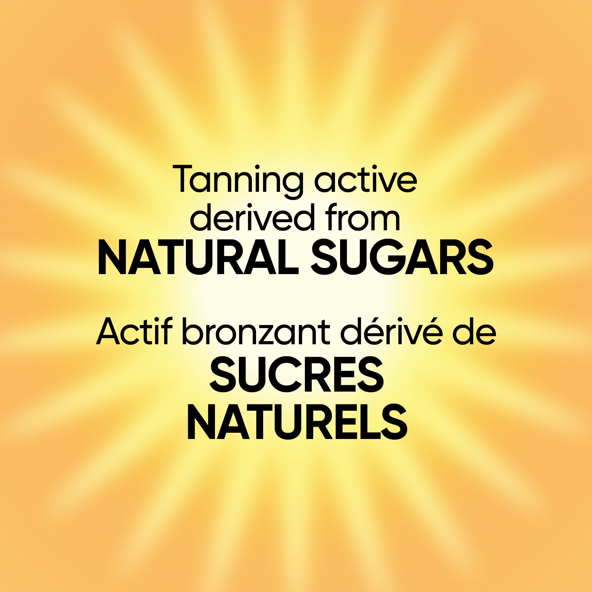 English: Tanning active derived from natural sugars Français: Actif bronzant issu de sucres naturels
