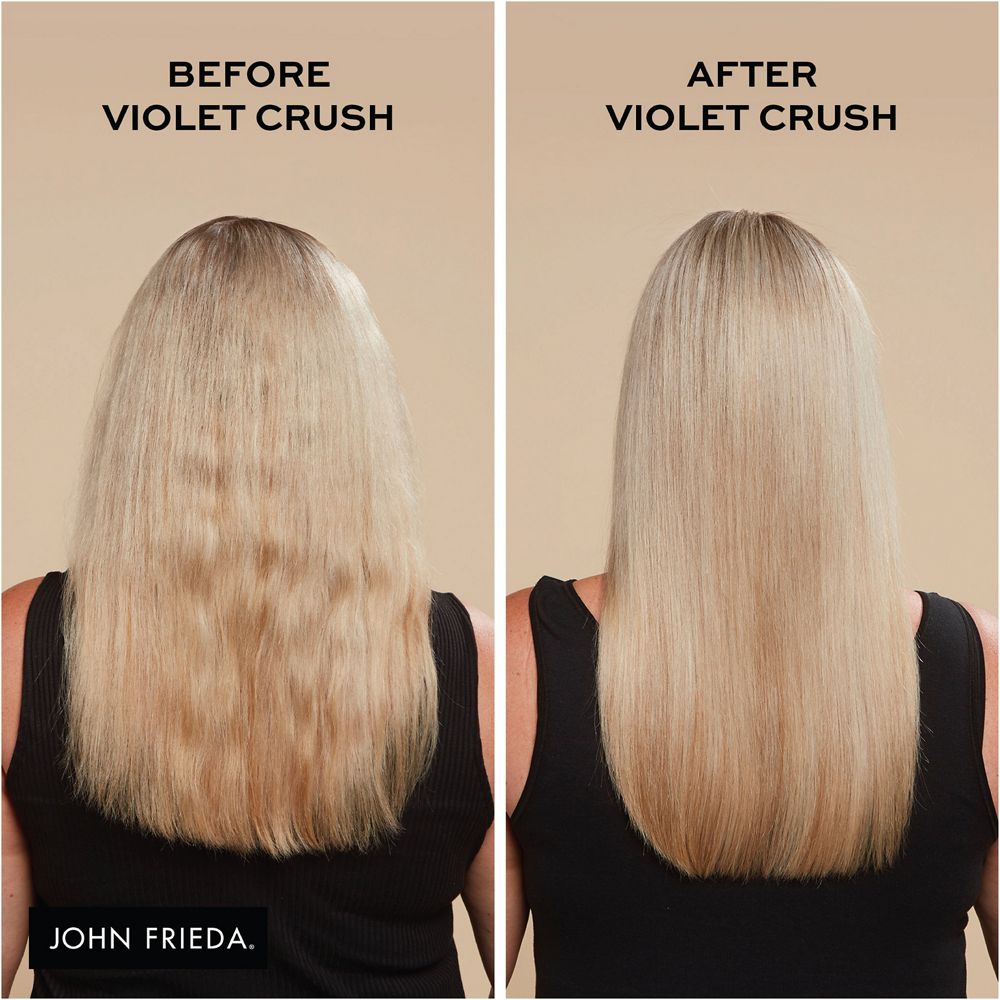 English: Before violet crush John Frieda, After violet crush Français: Avant Violet Crush, John Frieda. Après Violet Crush
